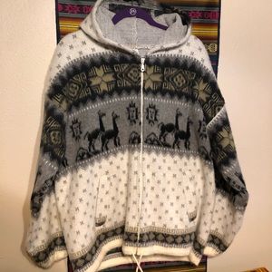 Crismas gift Ecuadorian Alpaca Men’s Hoodie